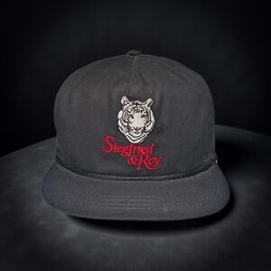 Vtg Siegfried & Roy White Tiger Snapback Hat NWT